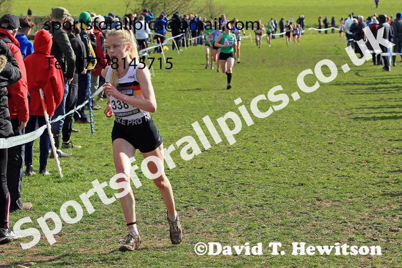 Womens Under-20s 2022 CAU Inter Counties Cross Country, Prestwold Hall, Loughborough.  Photo: David T. Hewitson/Sports for All Pics